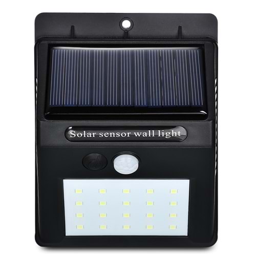TriLine Solar LED Güneş Enerjili Duvar Lambası - 40LED