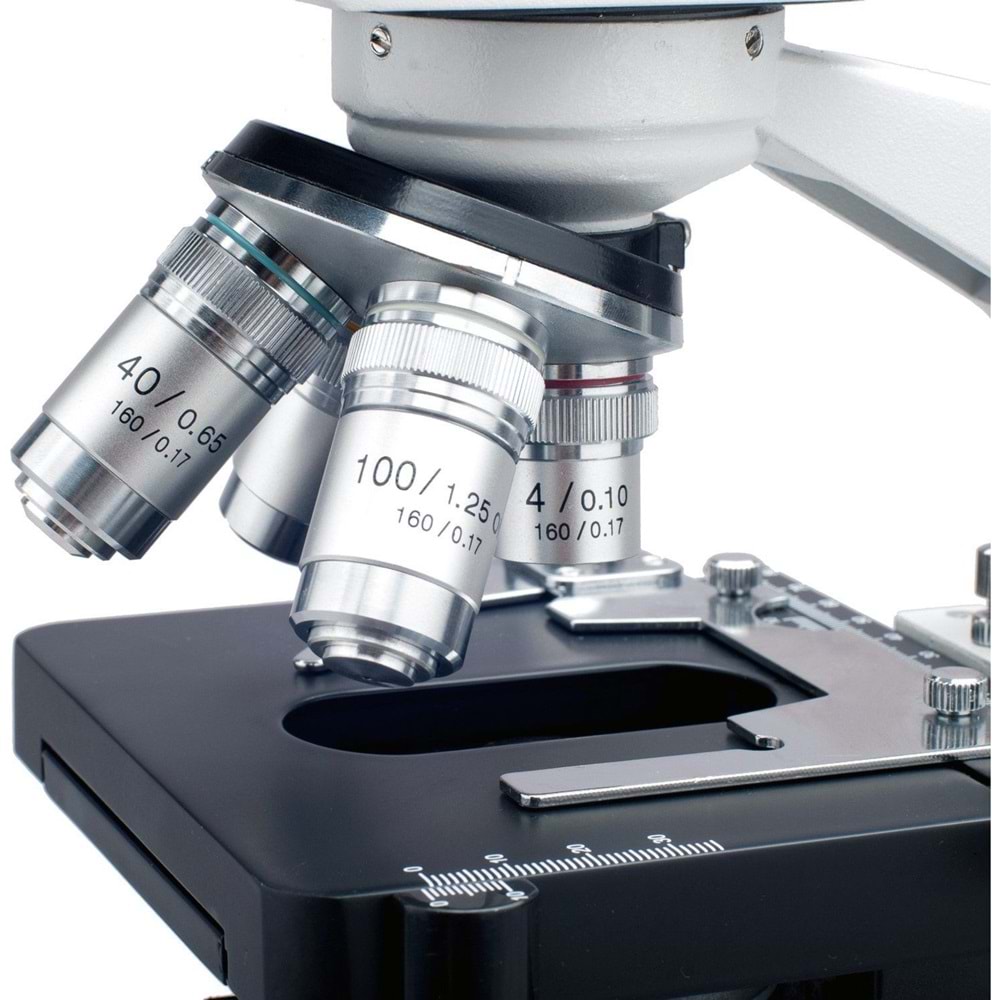 TriLine Amscope 2500X Binoküler Bileşik Biyolojik Laboratuvar Mikroskop