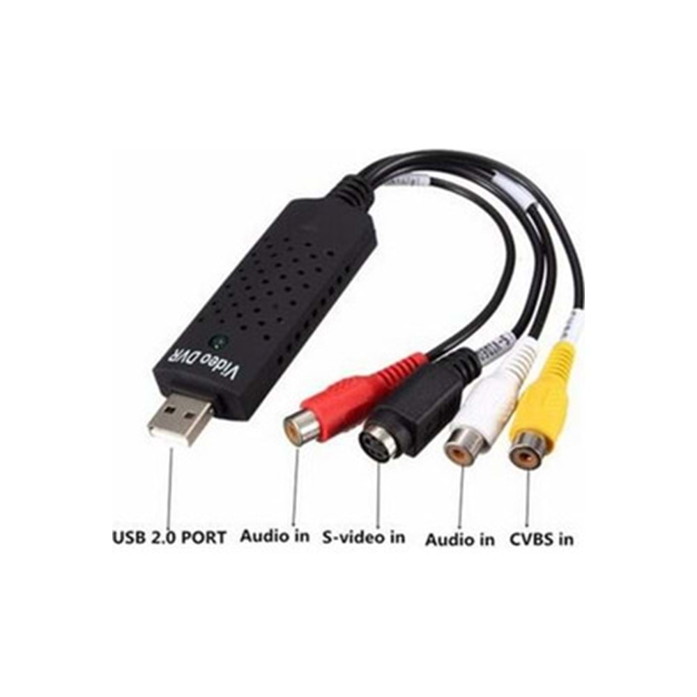 TriLine USB EasyCAP 4 Kanal Capture Kayıt Kartı