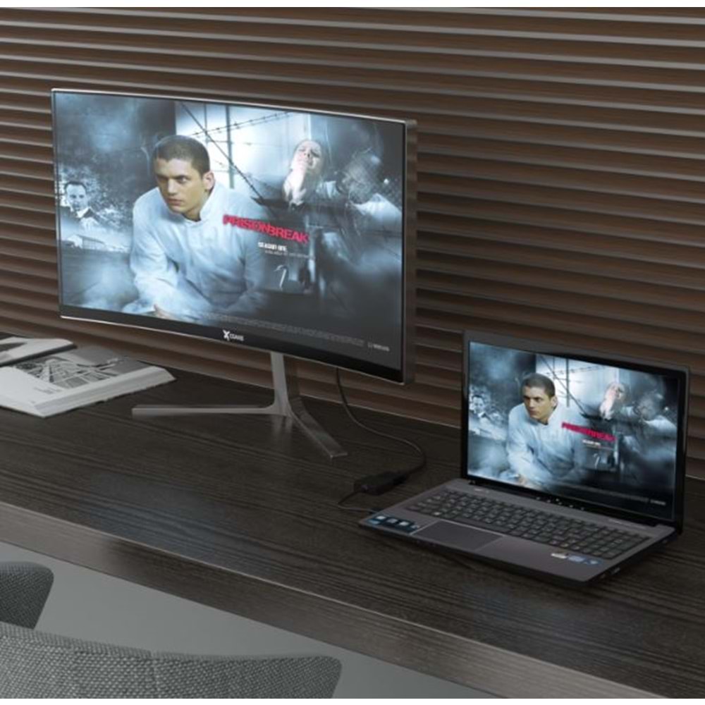 TriLine Display Port HDMI Çevirici Adaptör Kablo 20cm Apple Macbook