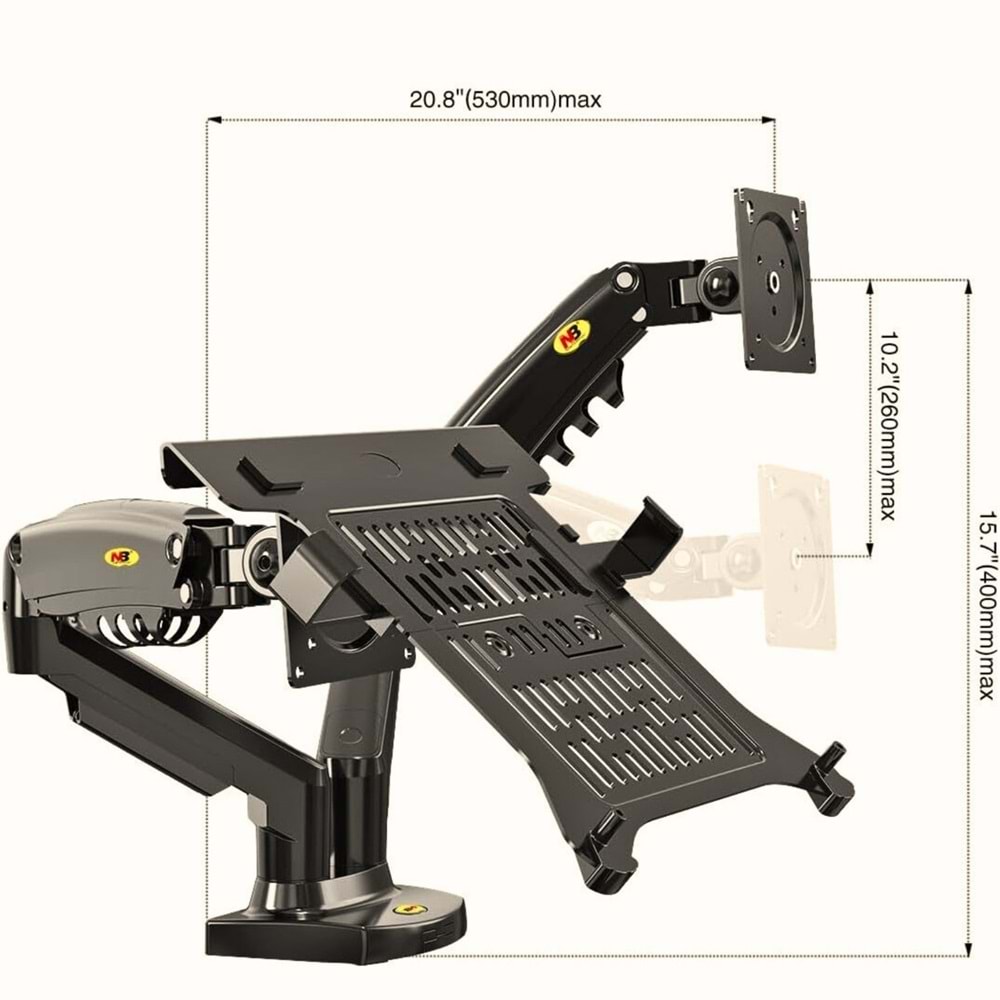 TriLine NB F160+FP Gazlı Çift Kol North Bayou 17-30