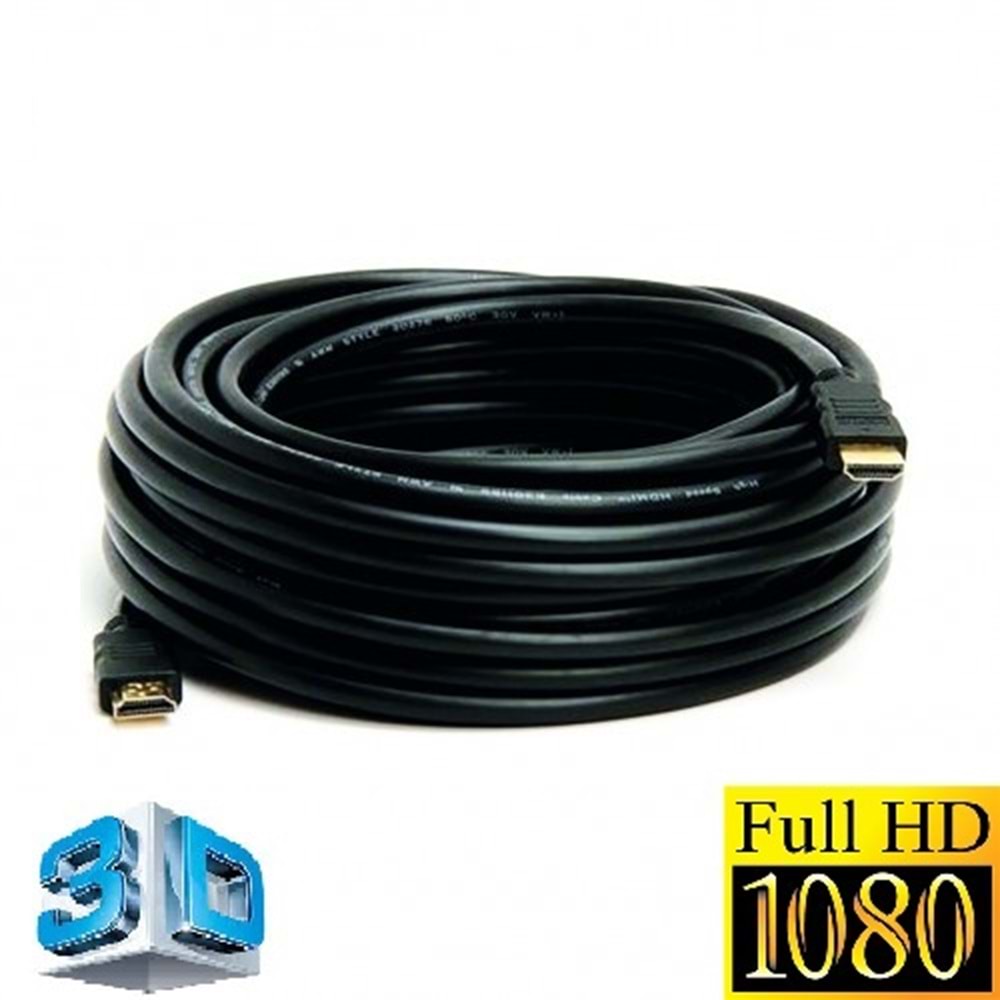 TriLine 30 Metre HDMI 2.0 1080P Kablo OD9.0 mm Altın Uç