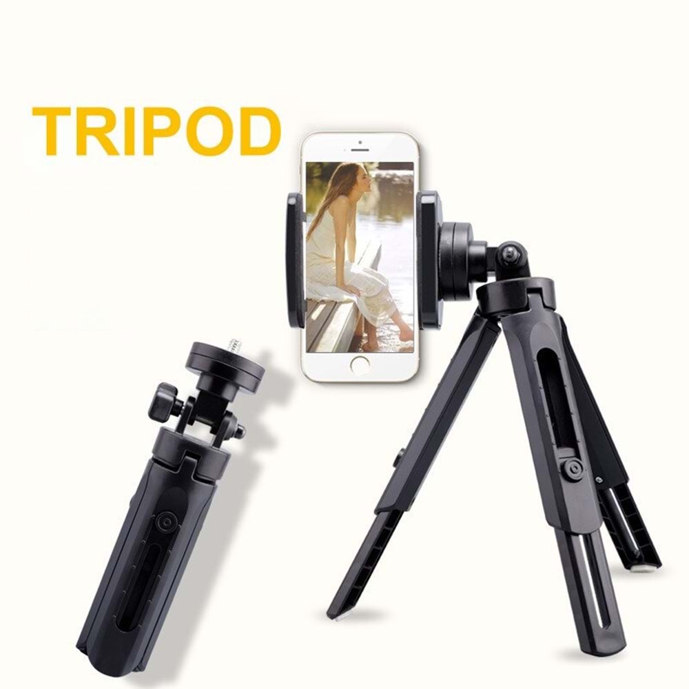 TriLine Universal Masa Üstü Cep Telefon Mini Tripod Selfie Standı