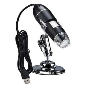 TriLine 1600X Zoom 2MP USB Dijital Mikroskop 8 Ledli Kamera