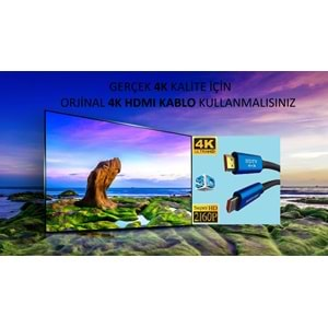 TriLine 4K HDMI Ultra HD 3D 60Hz 2160p Altın Kaplama Kablo