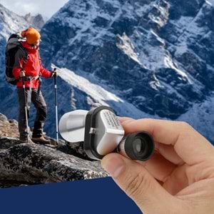 TriLine 8x20 HD Çözünürlük 1000m Görüş Taşınabilir Metal Monoküler Mini Cep Dürbün