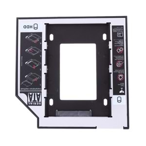 TriLine 9.5mm Cady SSD SATA Harddisk Kutu Notebook HDD Kızak