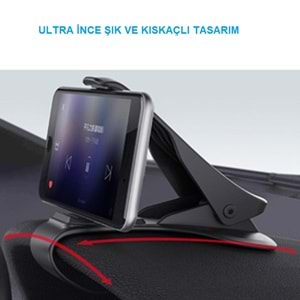 TriLine Araba Telefon Tutucu Kolay Sabitleme Kıskacı