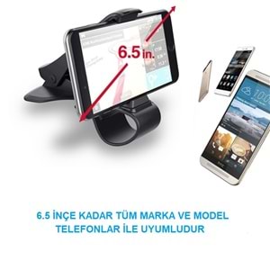 TriLine Araba Telefon Tutucu Kolay Sabitleme Kıskacı