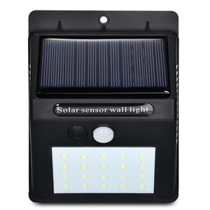 TriLine Solar LED Güneş Enerjili Duvar Lambası