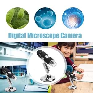TriLine Dijital Taşınabilir 1000X 2MP 8 Ledli Usb Mikroskop