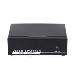 TriLine VGA Splitter 2 Port Çoğaltıcı 1x2 Port 250 mhz