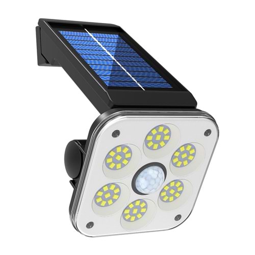 TriLine 54 LED Solar Lamba 3 Modlu Güneş Enerjili Dış Mekan Aydınlatma
