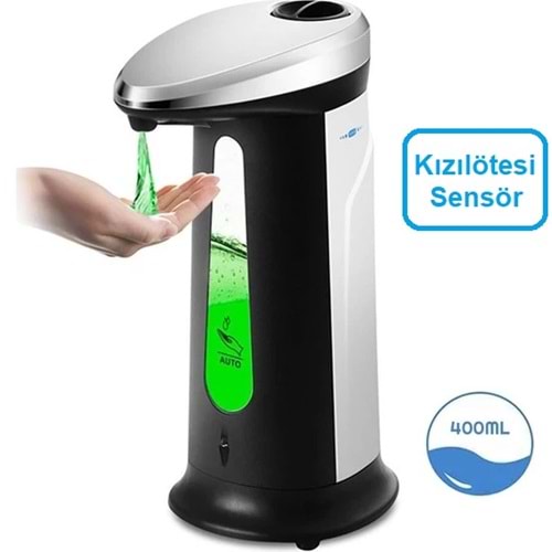 TriLine Otomatik Sensörlü Dezenfektan Sıvı Sabunluk Temassız 400ml