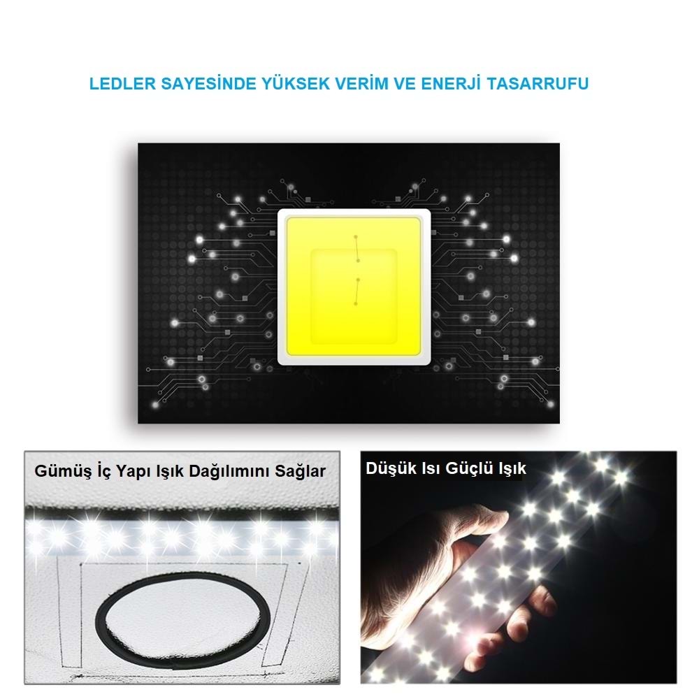 PULUZ Profesyonel 2x32 LED Işıklı 40x40cm Fotoğraf Çekim Çadırı