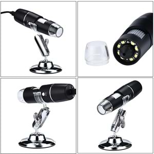 TriLine Dijital Taşınabilir 1000X 2MP 8 Ledli Usb Mikroskop
