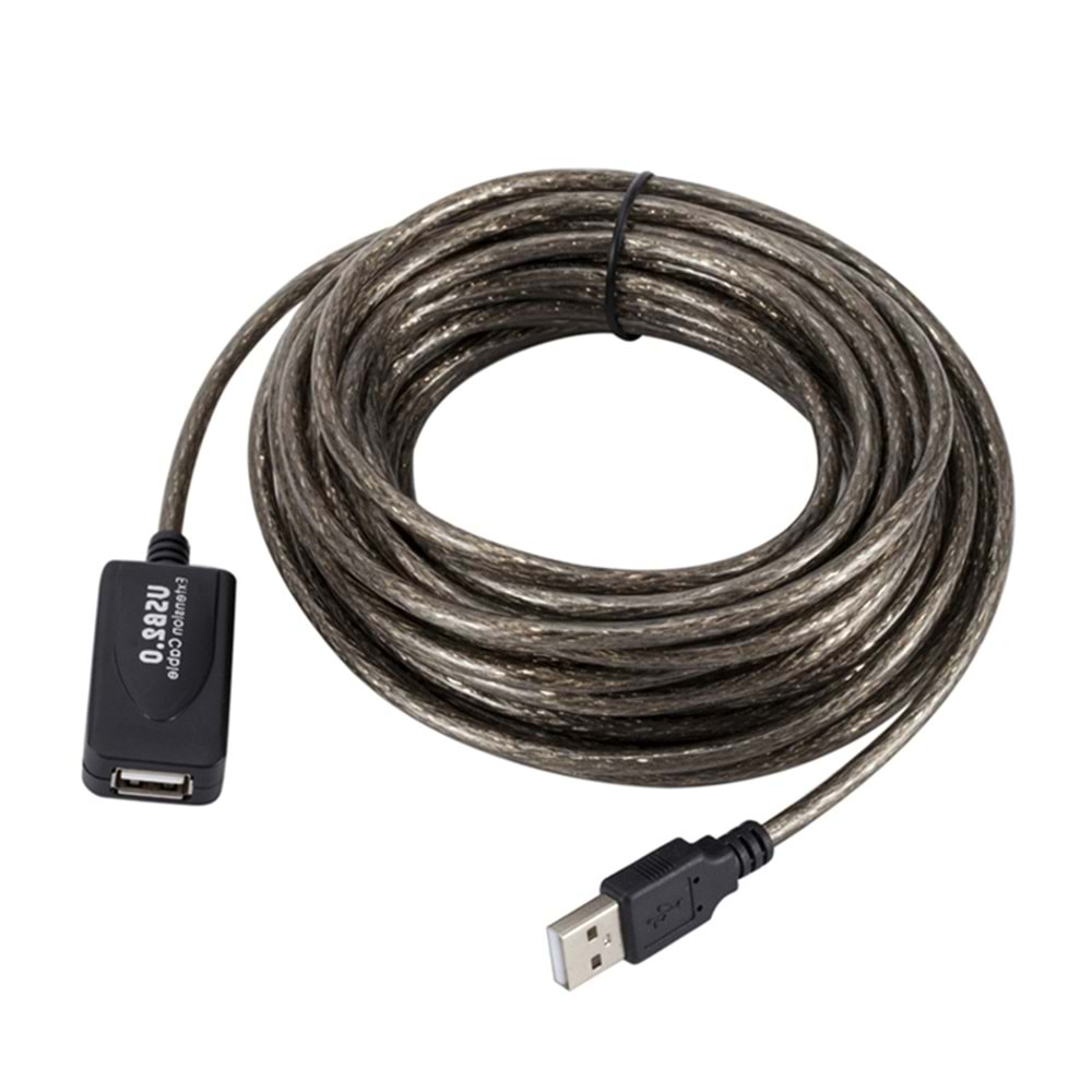 TriLine 10 Metre USB2.0 Sinyal Güçlendirici Profesyonel Çipli Usb Extension Uzatma Kablosu