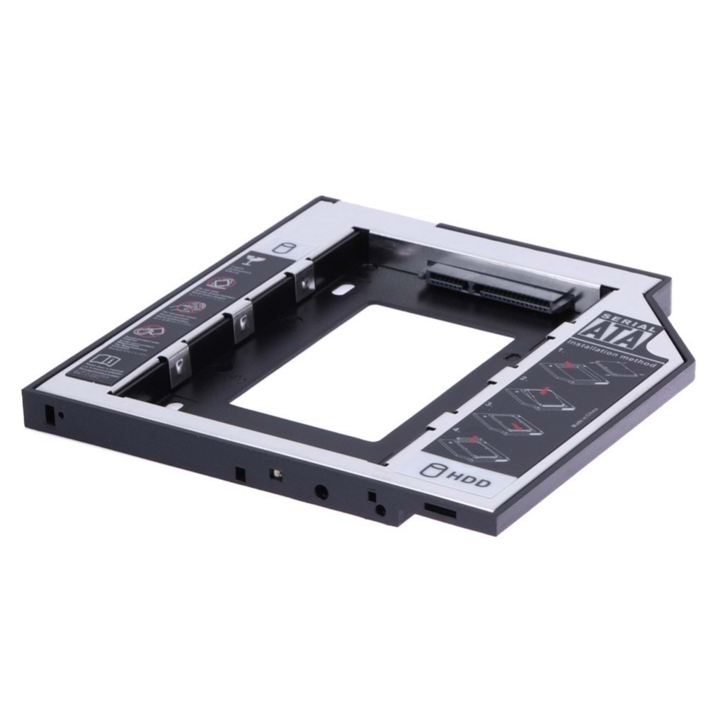 TriLine 9.5mm Cady SSD SATA Harddisk Kutu Notebook HDD Kızak