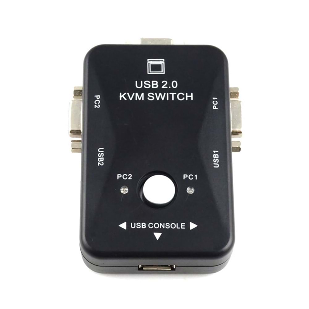 TriLine 2 Port Usb Kvm Switch 2PC Tek Monitör Kontrol
