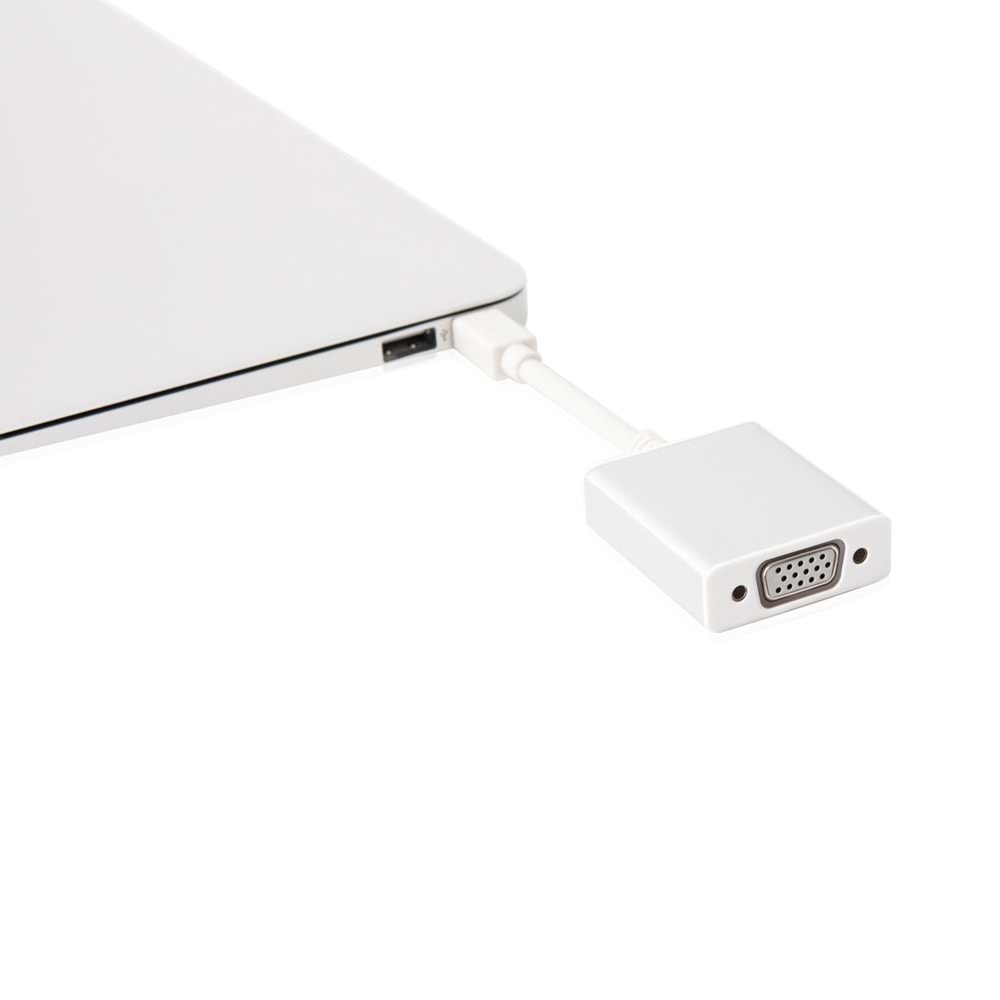 TriLine Mini Display Port VGA Çevirici Adaptör 20cm Apple MAC