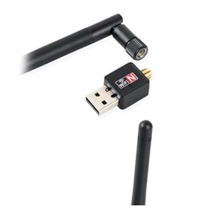 TriLine 300Mbps 2DBI Antenli Mini Wireless USB Adaptör Wifi Uydu Alıcı